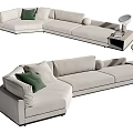 Modern Multiplayer Sofa 3d model