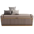 Light Luxury Bed End Stool Sofa Stool Bench 3d model