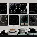 induction cooker 3d model