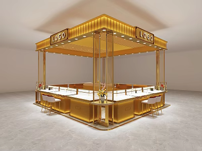 Modern Jewelry Store 3d model