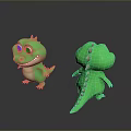 Crocodile Alligator Nile Crocodile carnivore reptile cold-blooded animal reptile 3d model