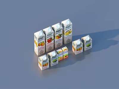 Packaging Box Food Box Beverage Box 3d model