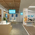 Vivo 5G Series Mobile Phone Showroom With Display Counters And Digital Screens