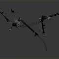 Rifle Split Component Semi-automatic Rifle Split Component Combat Rifle Split Component Campaign Rifle Split Component 3d model