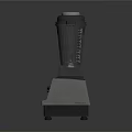 Modern Household Blender For Daily Use With Transparent Jar And Control Panel