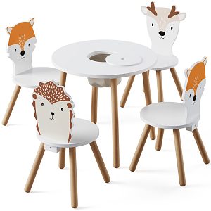 Modern Children's Tables and Chairs 3d model