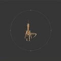 Modern Dinosaur Fossil Skeleton Animal Skeleton 3d model