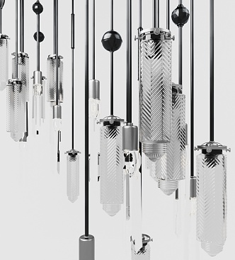 Modern Chandelier Art Chandelier 3d model