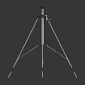 Stable White Commercial Tripod Equipment With Three Legs And Durable Support Design
