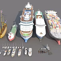Luxury Yacht Collection Featuring Modern Design And Elegant Exterior Structures