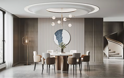 Modern Restaurant 3d model