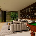 Modern Architecture Forest Residence 3d model