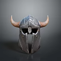Viking Style Horned Metal Armor Helmet For Medieval Warrior Battle Gear