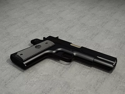 The modern pistol. 3d model The modern pistol. 3d model