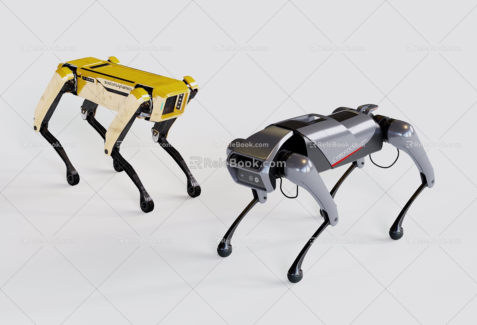 Mechanical Dog Machine 3d model