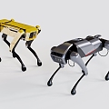 Mechanical Dog Machine 3d model