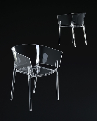 Modern single chair 3d model