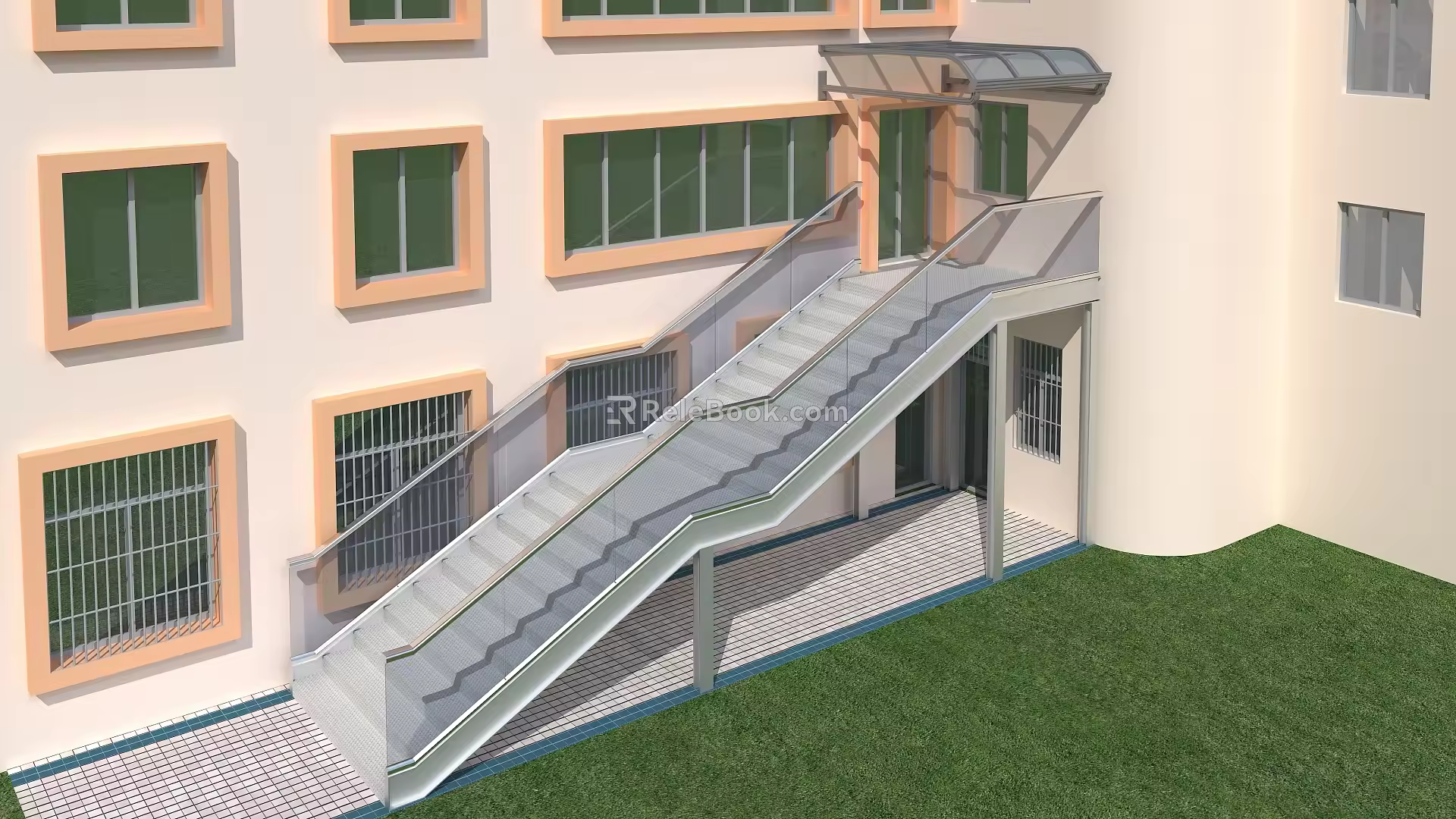 Modern Stairs 3d model