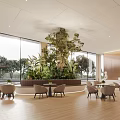 Modern reception area Sales department Reception area 3d model