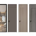 Single door 3d model