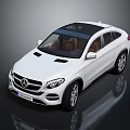 White Mercedes SUV With Panoramic Sunroof Brown Interior And Modern Design