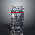 TYPE 477 HMX Explosive Grenade With Metal Body And Pull Ring Structure