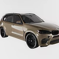 Golden BMW SUV With Sporty Exterior Design And Black Alloy Wheels