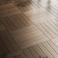 Natural Wooden Flooring Planks With Clear Grain And Warm Color Tones