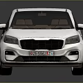White Modern MPV With Sleek Body Sliding Doors And Silver Wheels For Family Use