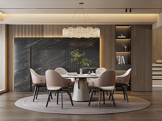 Modern Minotti Restaurant 3d model