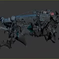 modern engine car engine car engine 3d model