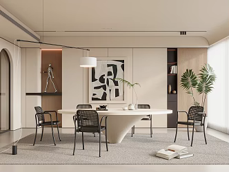 Modern Restaurant 3d model