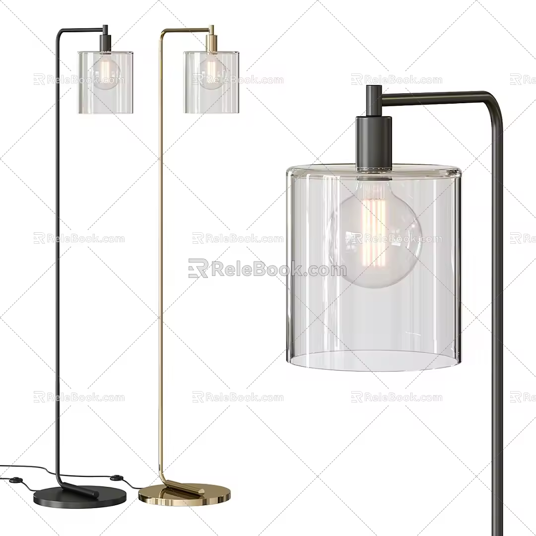 Modern floor lamp 3d model