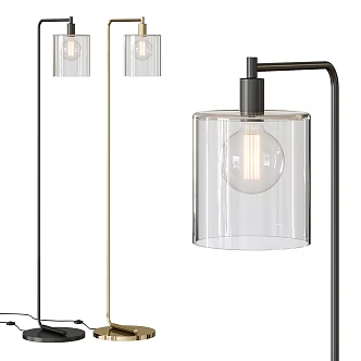 Modern floor lamp 3d model