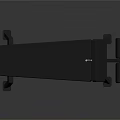 Black Adjustable Bench Press Fitness Equipment With Backrest And Leg Support For Strength Training