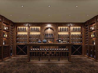 American Wine Cellar Wine Cellar 3d model