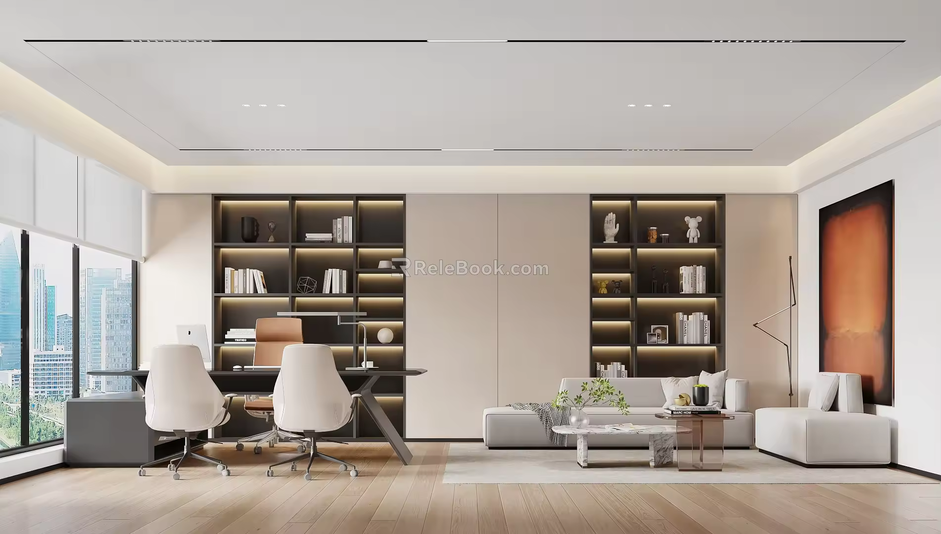 Office Manager Room 3d model