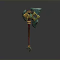 Tomahawk Axe Wooden Axe Handle Axe Mountain Axe Chopping Wood Axe Chopping Wood Axe Magic Axe 3d model