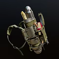 Tactical Military Pack Box With Metal Frame Straps And Utility Gear