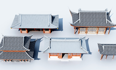 Chinese ancient building 3d model