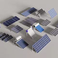 Different Types Of Solar Panels Featuring Various Designs And Sizes