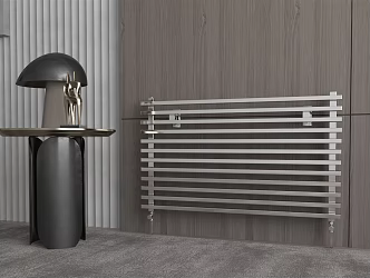 Modern radiator heating 3d model