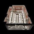 Elegant Jewelry Store Interior With Glass Display Cases And Bright Lighting