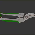 Durable Metal Scissors With Green Handle For Household Cutting And Daily Use