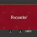 Focusrite Red Audio Interface With Headphone Jack Green Indicators And Knobs