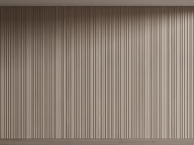 Wooden Wall Paneling with Vertical Stripes for Modern Interior Decoration in Natural Wood Tone 3d model