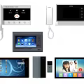 Different Doorbell Types With LCD Screens Video Functions And Contemporary Styles