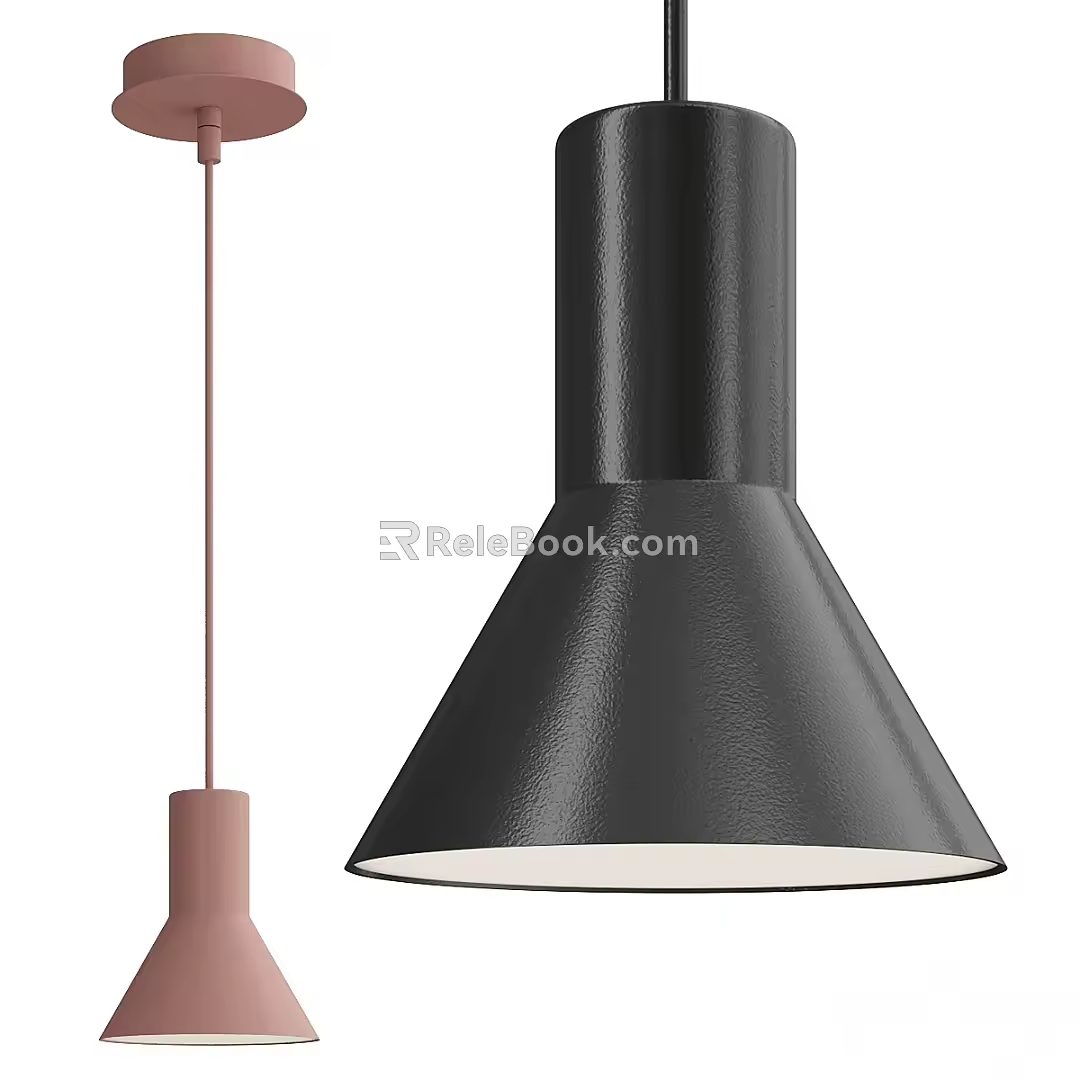 Modern chandelier 3d model