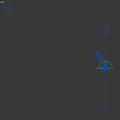 Modern Gray Fighter Jet Flying in Cloudy Sky with Landing Gear and Armaments