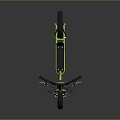Green Electric Bicycle With Modern Design Smooth Wheels And Urban Riding Style